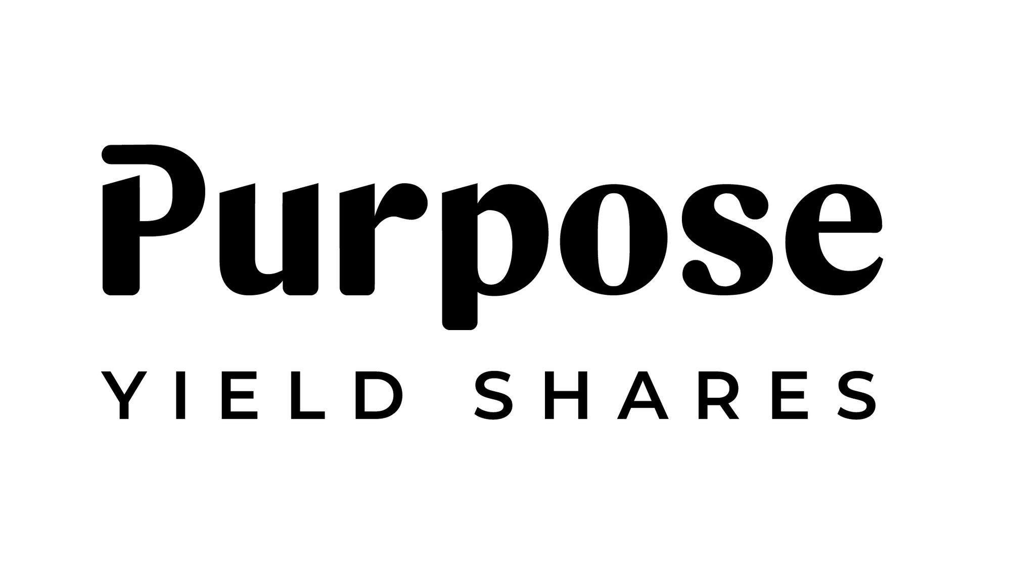 Purpose Investments Files Preliminary Prospectus for the First Yield-Focused Single-Stock ETFs