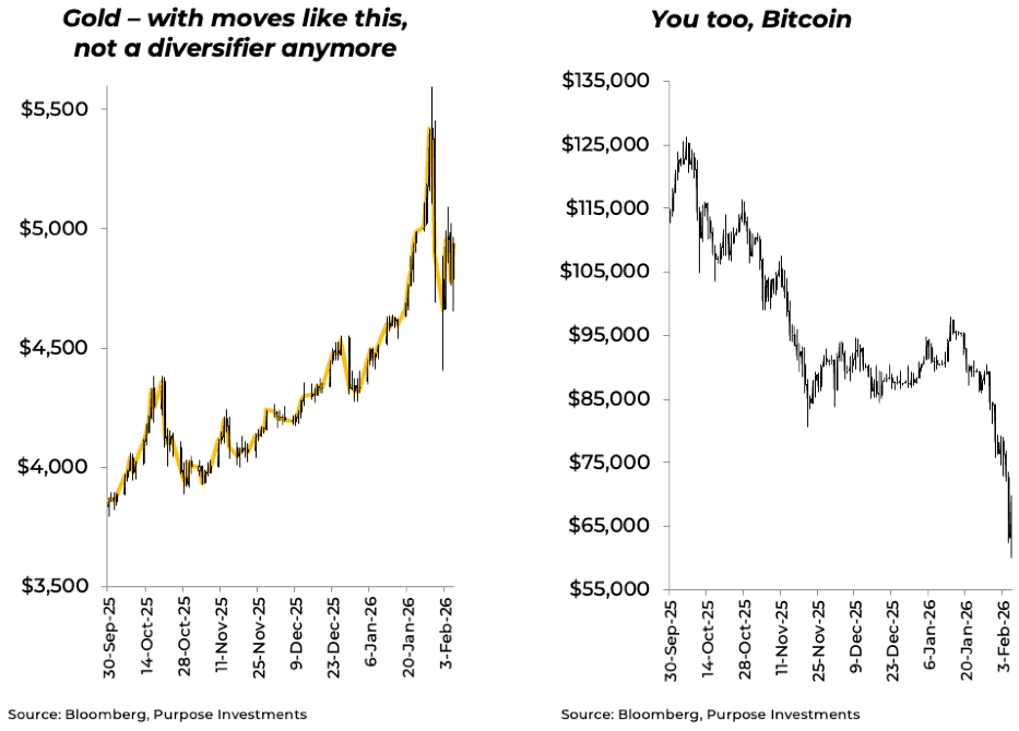 Gold and Bitcoin aren't diversifiers anymore